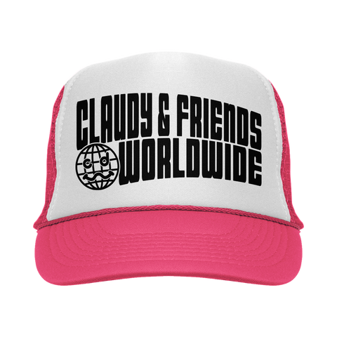 CLAUDY N' FRIENDS® WORLDWIDE PINK TRUCKER HAT
